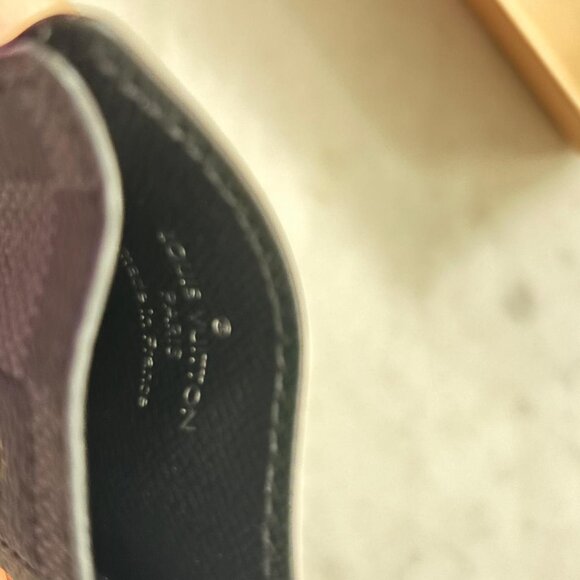 NEW- RARE - LOUIS VUITTON Graphite  Pince Card Holder With Bill Clip Silver - Picture 9 of 10